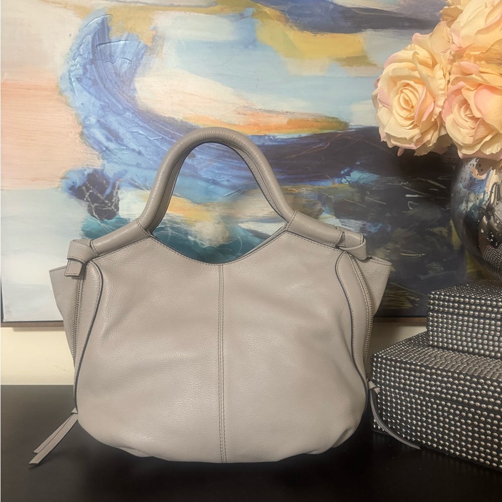 Elegant Gray Women's Handbag